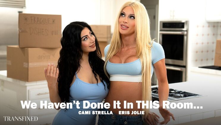 [Transfixed] - Latina MILF and Blonde Brunette Lesbian Pussy Licking & Kissing - Cami Strella - Eris Jolie