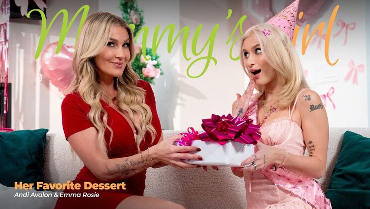 [Girlsway] - Petite Teen Emma Rosie Rides Stepmom Andi Avalon's Face - Emma Rosie - Andi Avalon