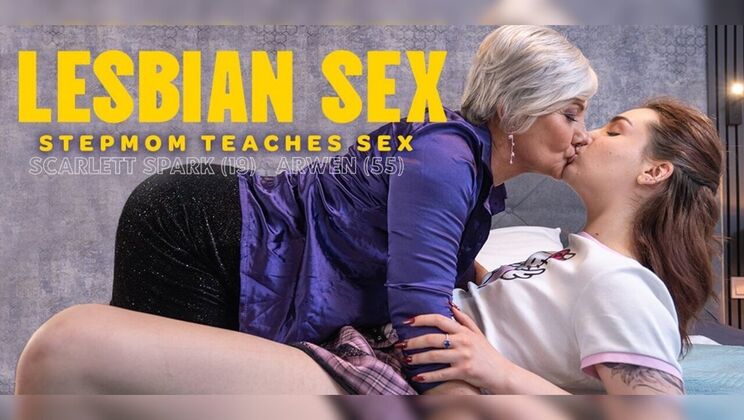 Hairy Arwen Shows Scarlett Spark How to Use Her Tongue on Pussy and Ass