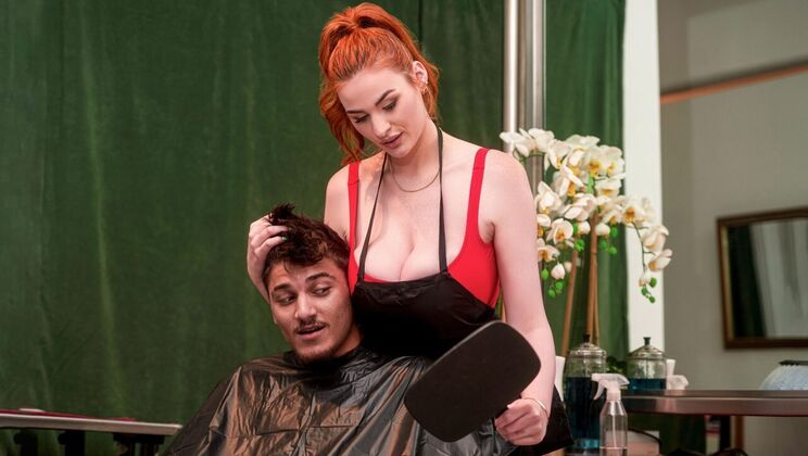 Work Fantasies Come True in Barber Shop Boning