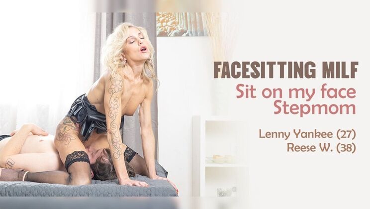 MILF Reese W. In High Heels Steps on His Face Then Sucks Him Dry